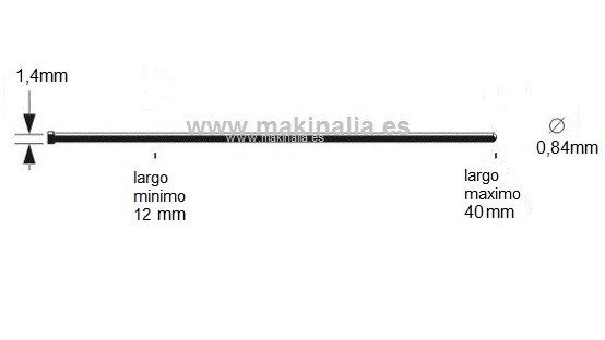 Clavos M8x18mm 15.000 unid.