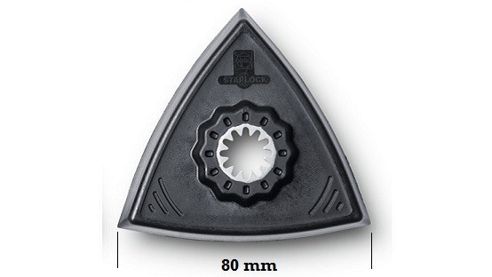 Plato lija triangular