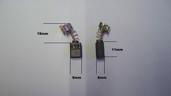 Escobillas Makita martillo taladro amoladora sierra lijadora 