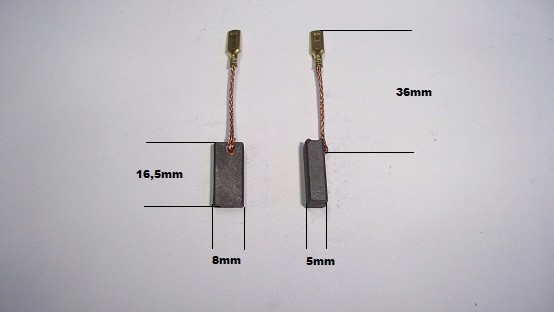 Escobillas AEG/Milwaukee taladro amoladora martillo fresadora,cizalla