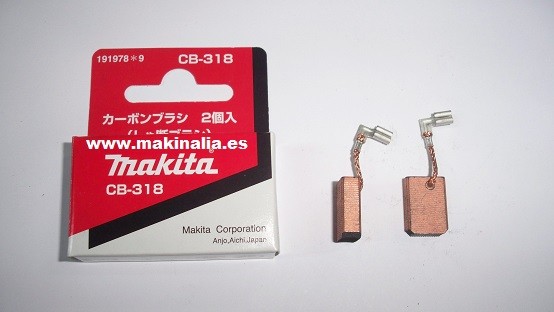 Escobillas Makita lijadora BO6040