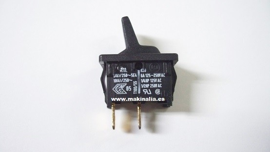 Interruptor VIRUTEX modelos LR84H, LRE84H, LRT84H, RTE84H, LR184N, LR284R.