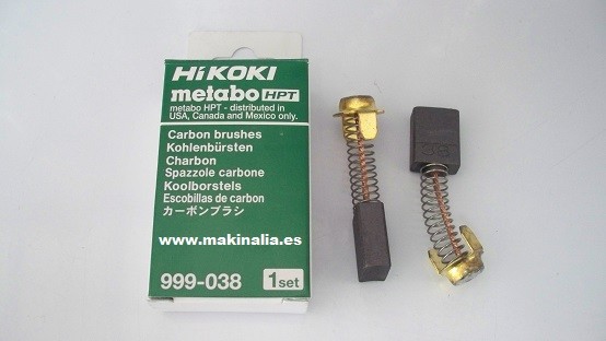 Escobillas carbon Hitachi hikoki MODELOS EN DESCRIPCION