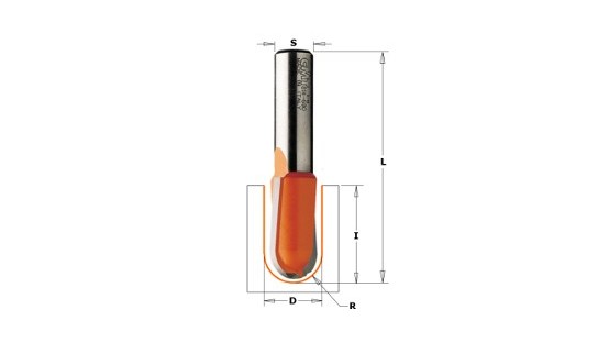 Fresa radio convexo 3,2mm 914.032.11