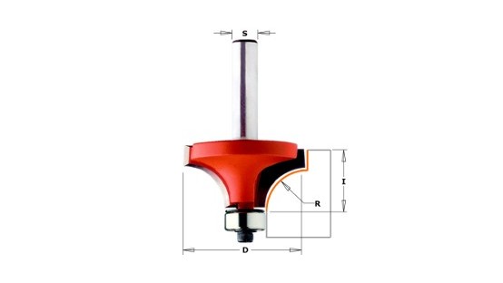 Fresa radio concavo 1,6mm 938.160.11