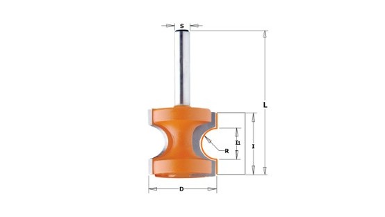 Fresa semicircular 3,2mm 954.002.11