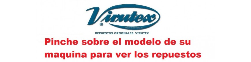 Repuestos Virutex por modelo de maquina